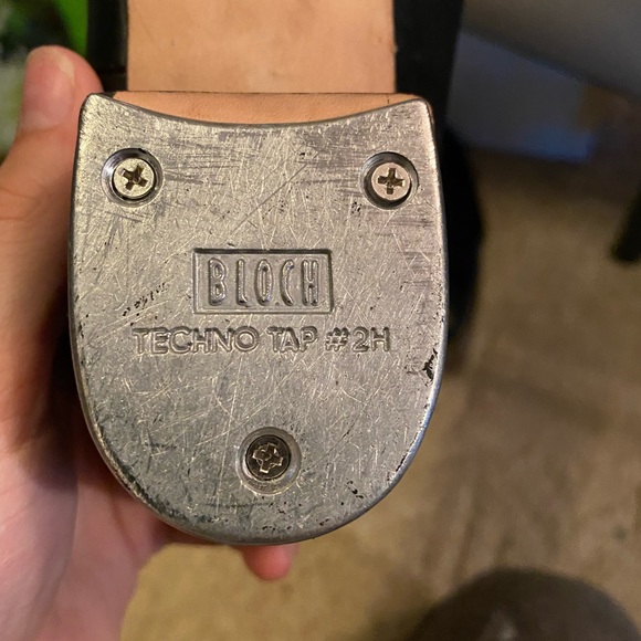 brand: bloch // black // size 9 1/2 tap dance shoes - Picture 2 of 4